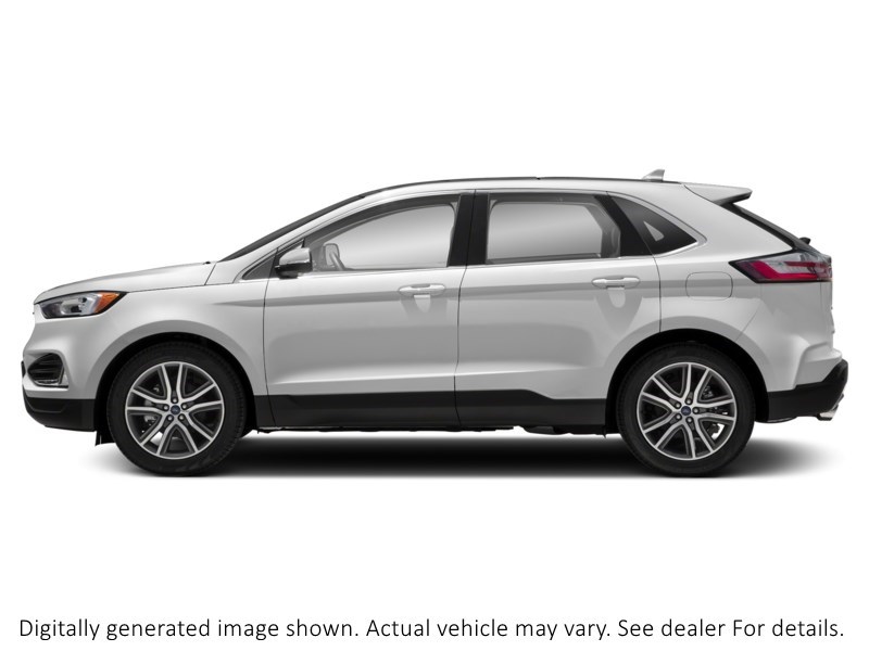2020 Ford Edge Titanium AWD Star White Metallic Tri-Coat  Shot 5