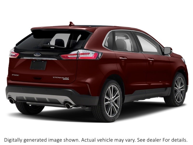2020 Ford Edge Sel AWD Burgundy Velvet Metallic Tinted Clearcoat  Shot 3