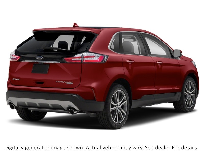 2019 Ford Edge Titanium AWD Ruby Red Metallic Tinted Clearcoat  Shot 42