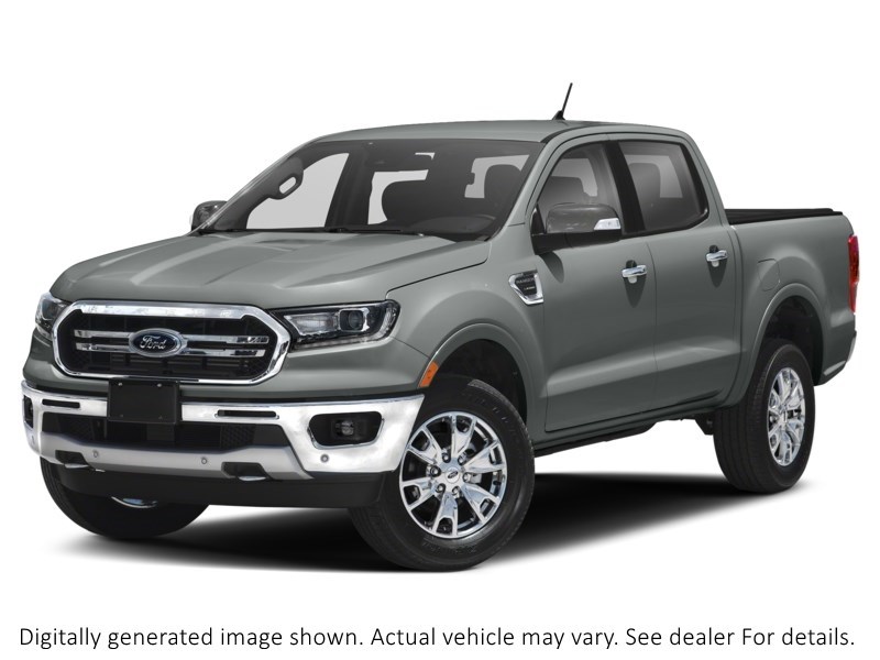 2021 FORD RANGER LARIAT 4WD SUPERCREW 5' BOX Cactus Grey  Shot 1