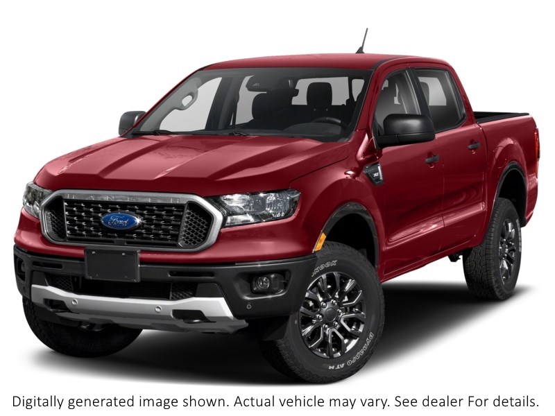 2021 Ford Ranger XLT 4WD Supercrew 5' Box Rapid Red Metallic Tinted Clearcoat  Shot 1