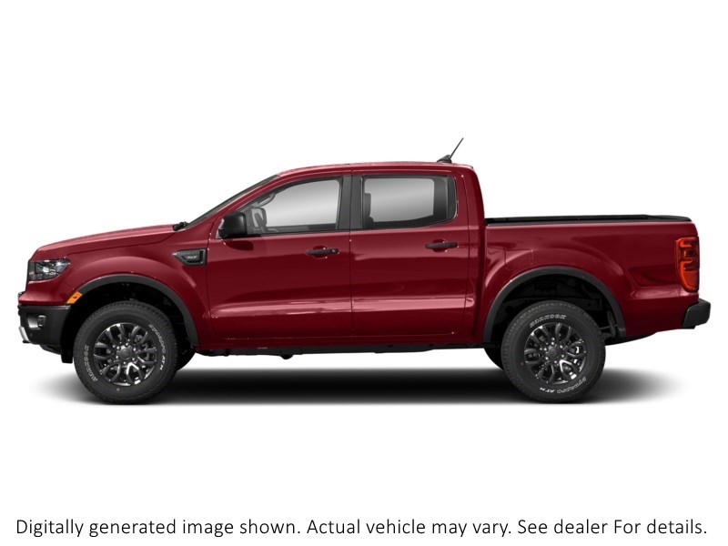 2021 Ford Ranger XLT 4WD Supercrew 5' Box Rapid Red Metallic Tinted Clearcoat  Shot 5