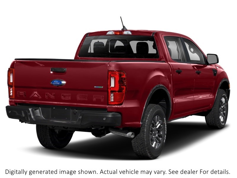 2021 Ford Ranger XLT 4WD Supercrew 5' Box Rapid Red Metallic Tinted Clearcoat  Shot 2
