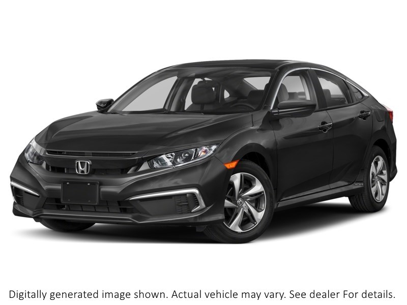 2019 Honda Civic LX CVT Crystal Black Pearl  Shot 1