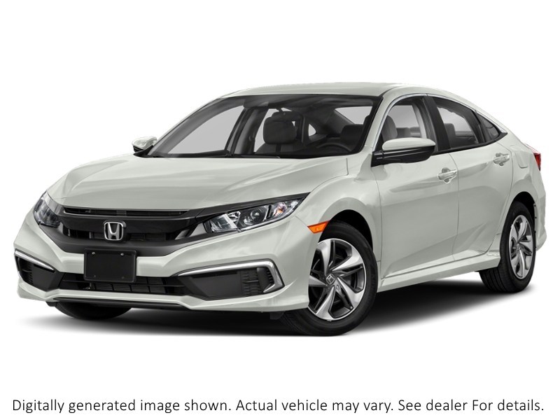 2020 Honda Civic Sedan LX CVT Platinum White Pearl  Shot 1