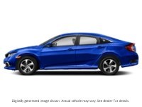 2021 Honda Civic Sedan LX CVT Aegean Blue Metallic  Shot 5