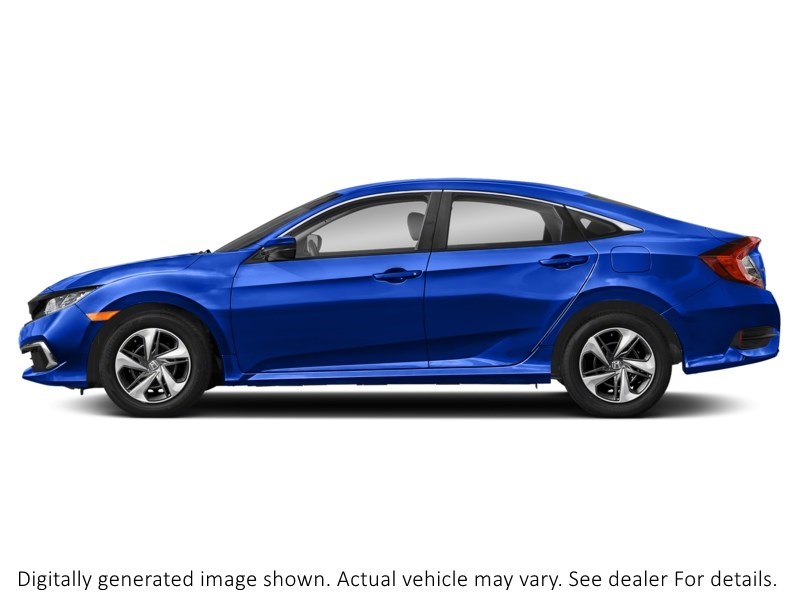 2020 Honda Civic LX CVT Aegean Blue Metallic  Shot 6