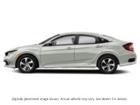 2020 Honda Civic Sedan LX CVT Platinum White Pearl  Shot 3