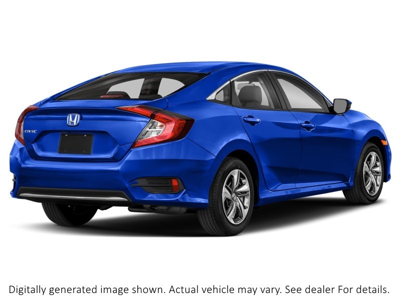 2020 Honda Civic LX CVT Aegean Blue Metallic  Shot 3
