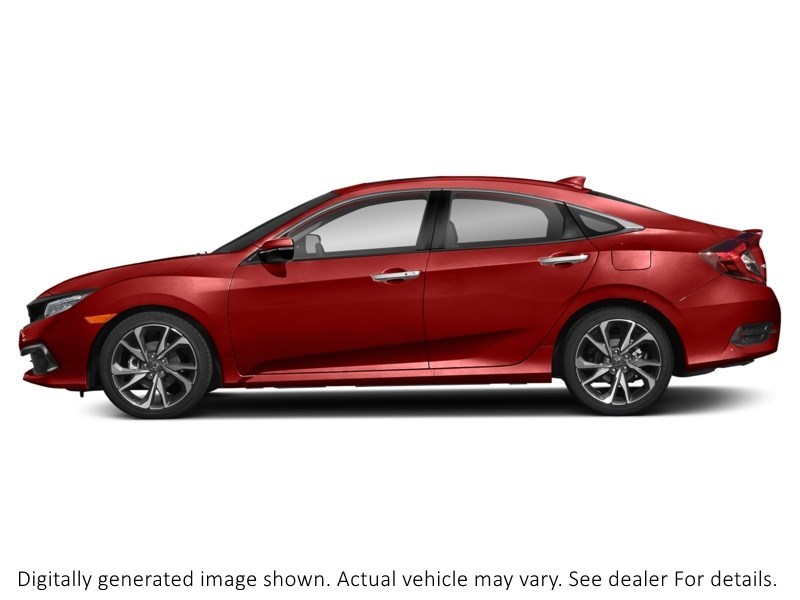 2021 Honda Civic Touring CVT Rallye Red  Shot 3