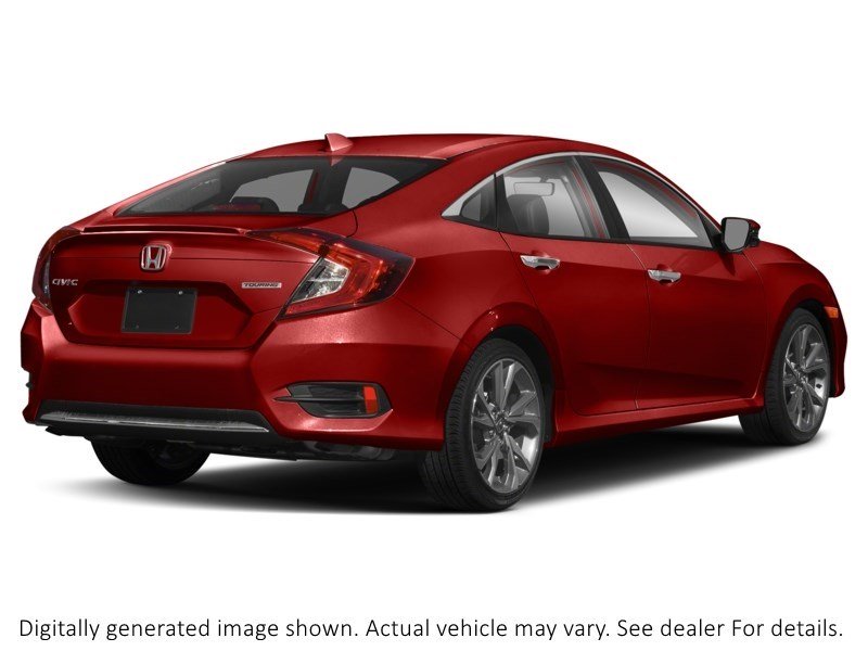 2021 Honda Civic Touring CVT Rallye Red  Shot 2