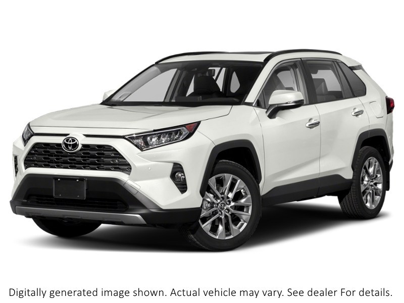 2020 Toyota Rav4 Limited AWD Blizzard Pearl  Shot 4