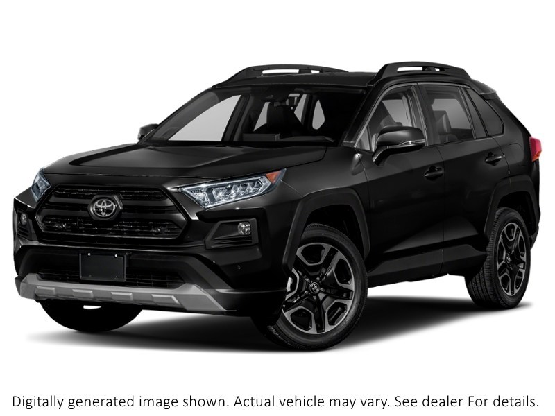 2019 Toyota Rav4 AWD Trail Midnight Black Metallic  Shot 4
