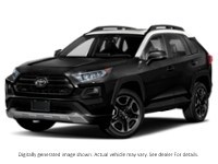 2019 Toyota Rav4 AWD Trail Midnight Black Metallic w/White Roof  Shot 19