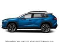 2019 Toyota Rav4 AWD Trail Blue Flame w/White Roof  Shot 9