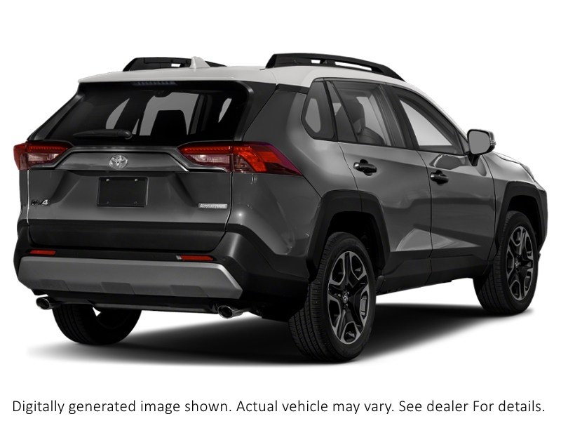 2019 Toyota Rav4 AWD Trail Magnetic Grey Metallic w/White Roof  Shot 36