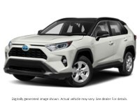 2021 Toyota Rav4 Hybrid Hybrid XLE AWD Blizzard Pearl w/Black Roof  Shot 1