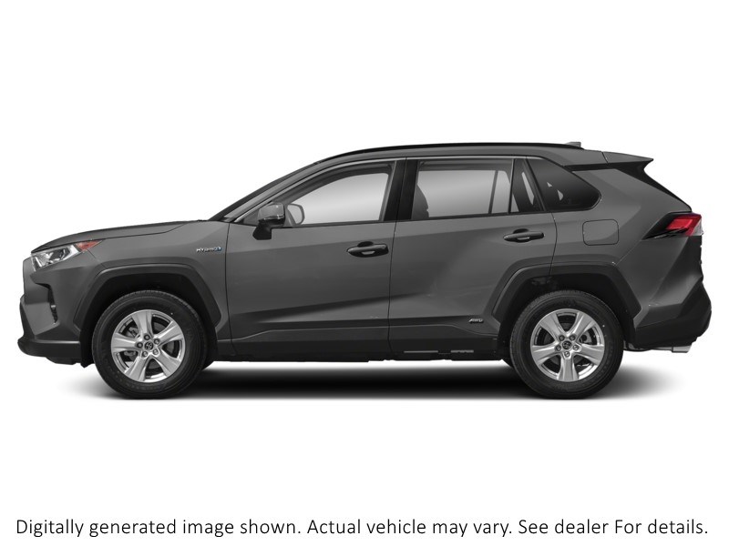 2020 Toyota Rav4 Hybrid Hybrid XLE AWD Magnetic Grey Metallic  Shot 3
