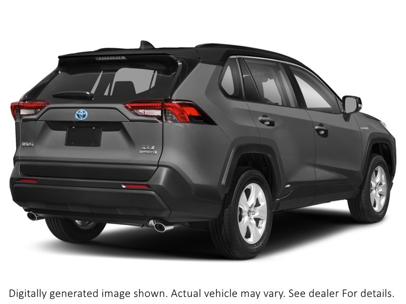 2020 Toyota Rav4 Hybrid Hybrid XLE AWD Magnetic Grey Metallic w/Black Roof  Shot 8
