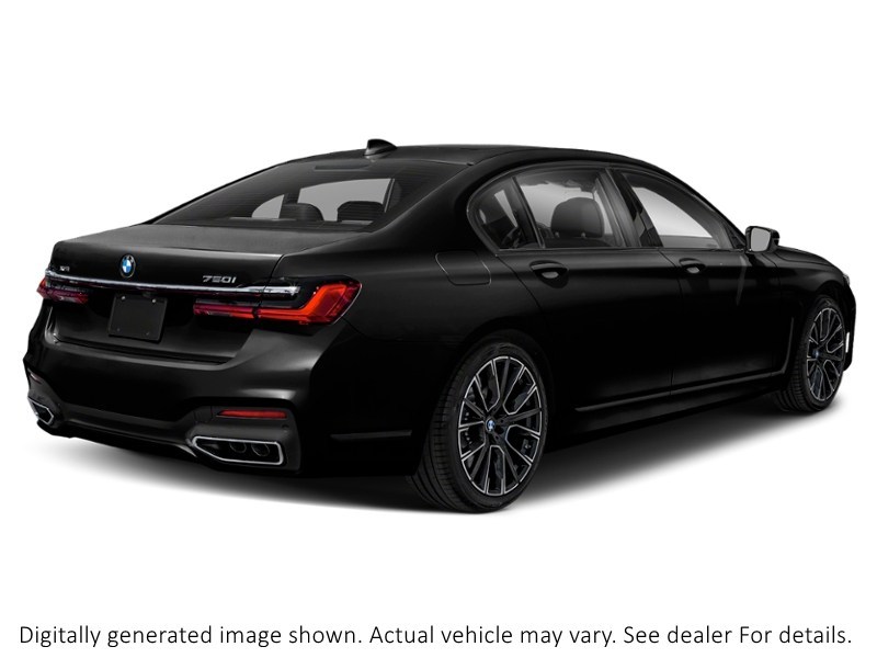 2020 Bmw 7 Series 750I Xdrive Sedan Black Sapphire Metallic  Shot 2