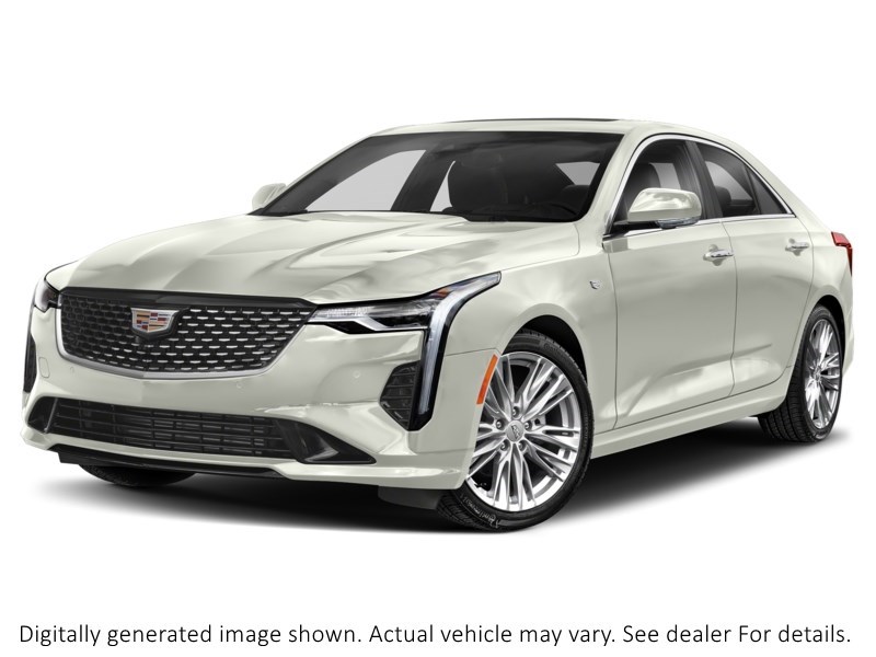 2022 Cadillac Ct4 4Dr Sdn Premium Luxury Crystal White Tricoat  Shot 4