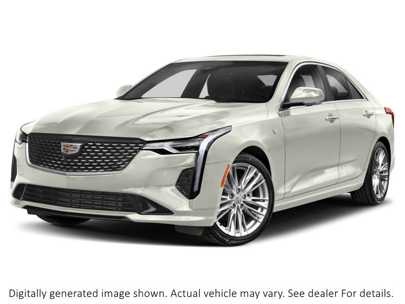 2022 Cadillac Ct4 4Dr Sdn Premium Luxury Crystal White Tricoat  Shot 1