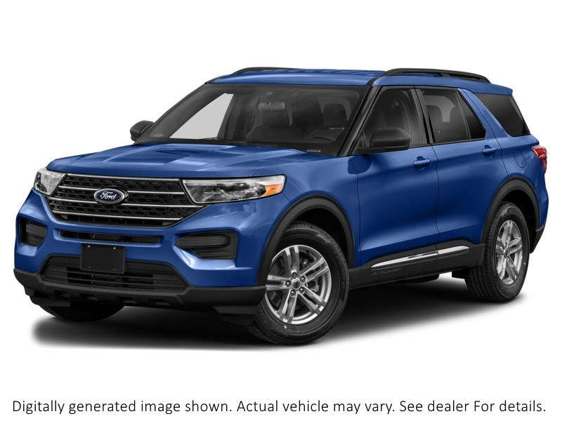 2022 Ford Explorer XLT | 4WD | Sport Pkg | Roof | Nav | Tow | 20S Atlas Blue Metallic  Shot 1