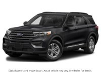 2022 Ford Explorer XLT 4WD Agate Black Metallic  Shot 1