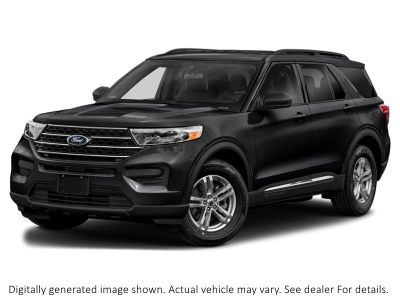 2022 Ford Explorer XLT | 4WD | 2.3L | Nav | Adptv Cruise | 7 Pass Agate Black Metallic  Shot 1