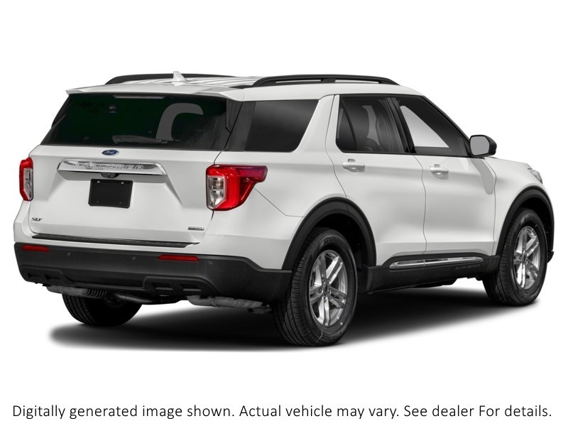 2022 Ford Explorer XLT 4WD Oxford White  Shot 2
