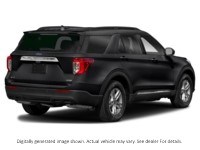 2022 Ford Explorer XLT 4WD Agate Black Metallic  Shot 2