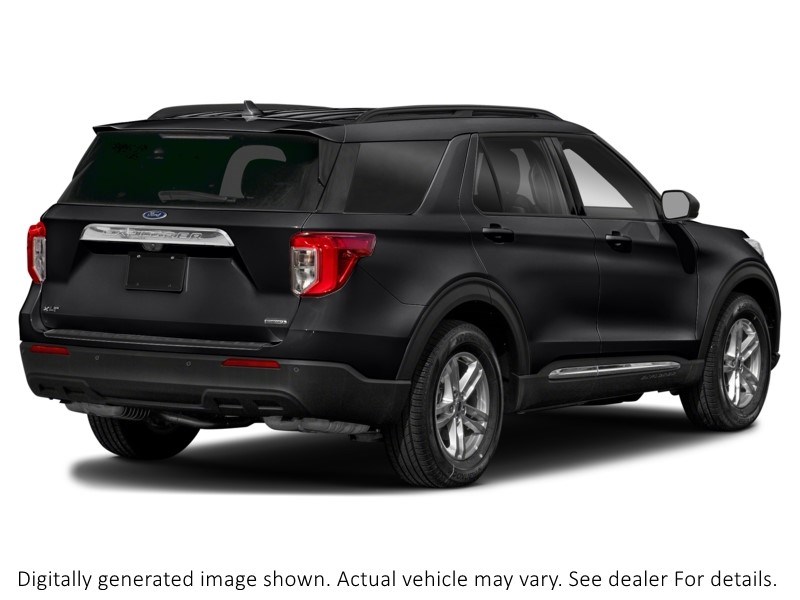 2022 Ford Explorer XLT 4WD Agate Black Metallic  Shot 2