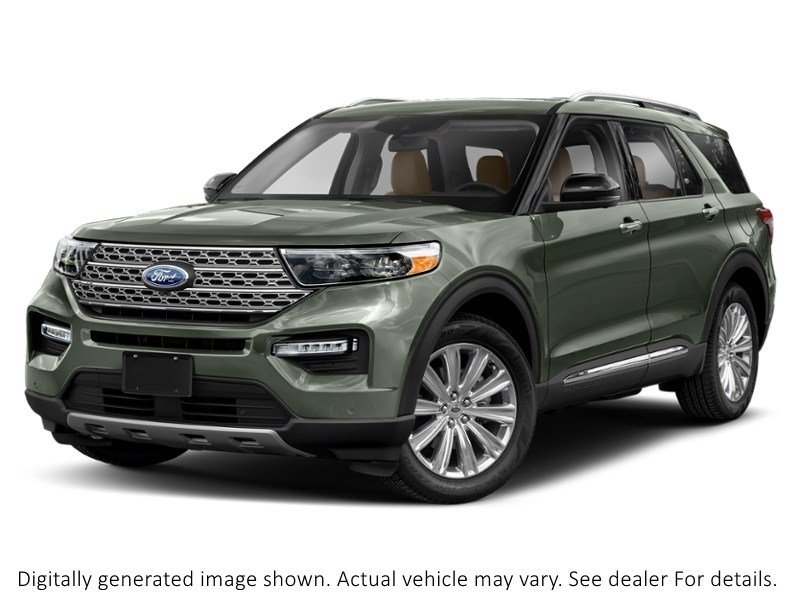 2023 Ford Explorer Limited 4WD Forged Green Metallic  Shot 41
