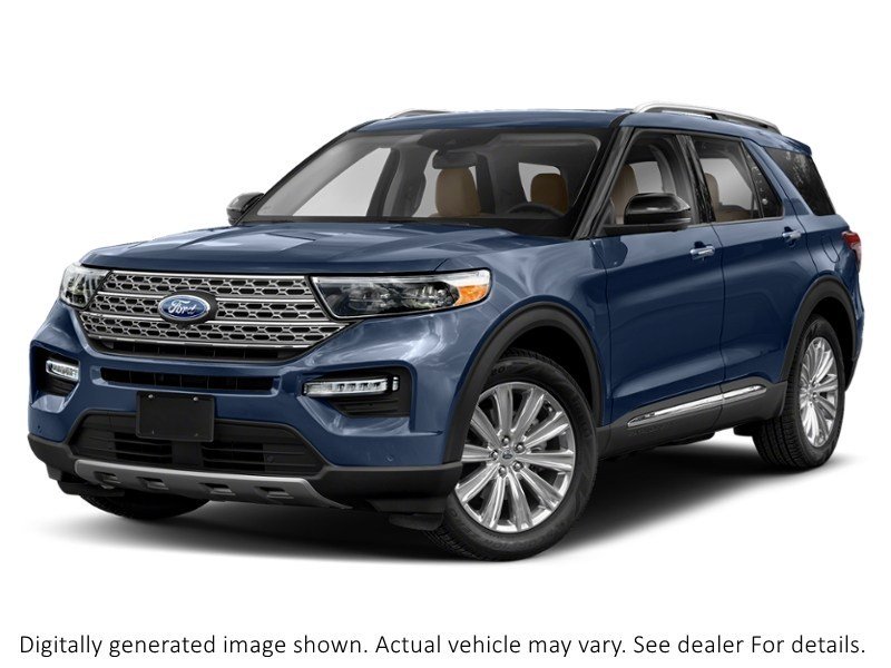 2023 Ford Explorer Limited 4WD Stone Blue Metallic  Shot 44