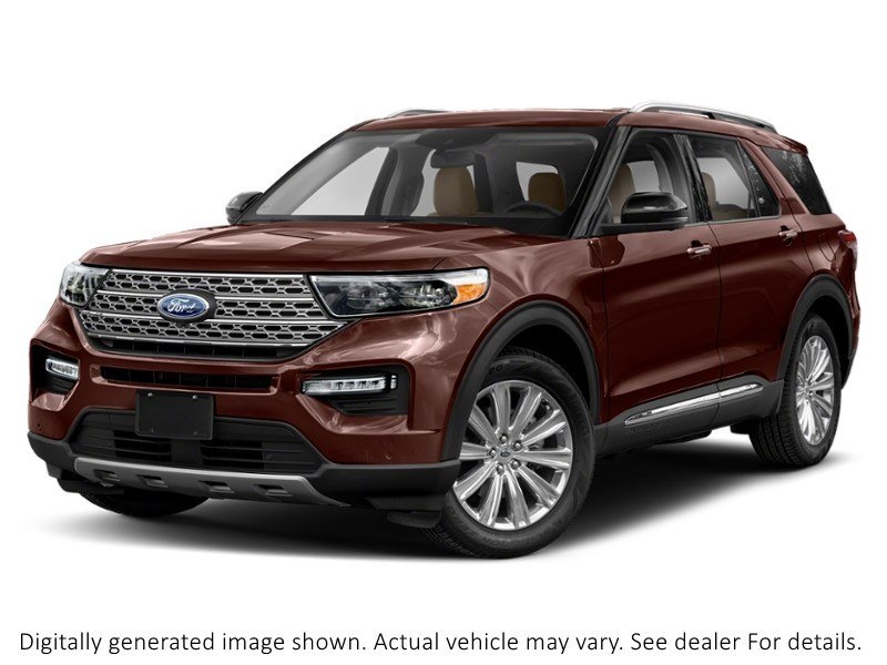 2023 Ford Explorer Limited 4WD Jewel Red Metallic Tinted Clearcoat  Shot 50