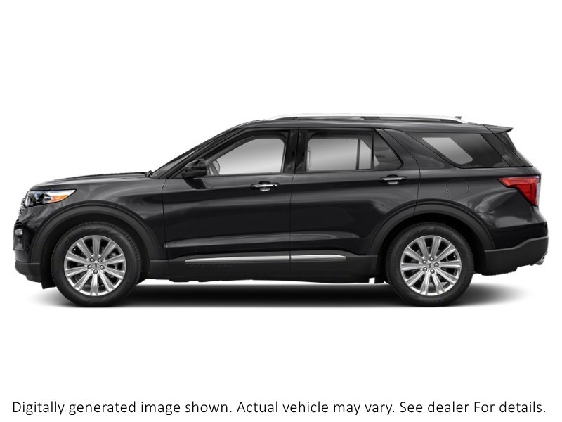 2021 Ford Explorer Limited 4WD Agate Black Metallic  Shot 5