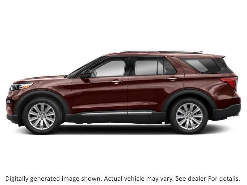 2023 Ford Explorer Limited 4WD Jewel Red Metallic Tinted Clearcoat  Shot 52