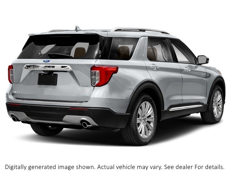 2023 Ford Explorer Limited 4WD Iconic Silver Metallic  Shot 2