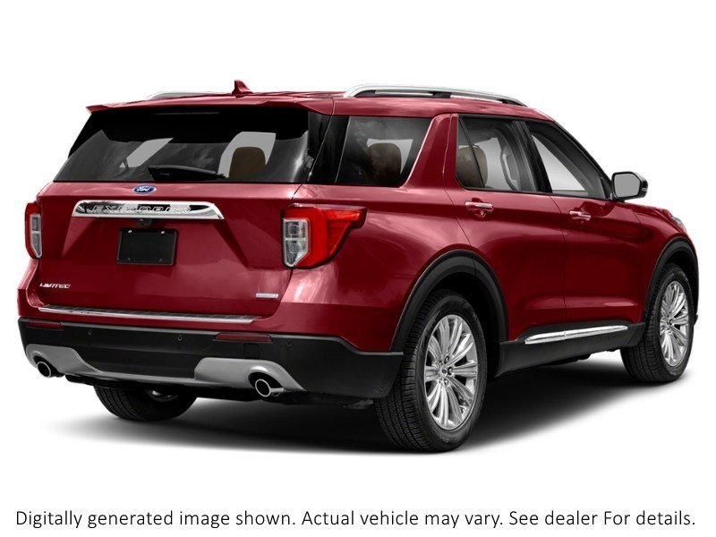2023 Ford Explorer Limited 4WD Rapid Red Metallic Tinted Clearcoat  Shot 14