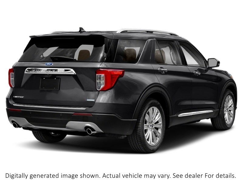 2021 Ford Explorer Limited 4WD Agate Black Metallic  Shot 2
