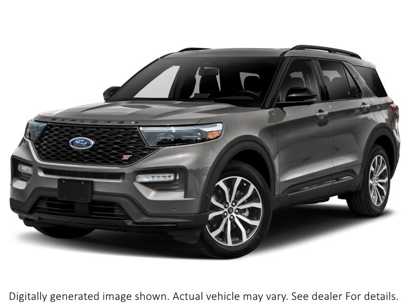 2022 FORD EXPLORER ST 4WD Carbonized Grey Metallic  Shot 1