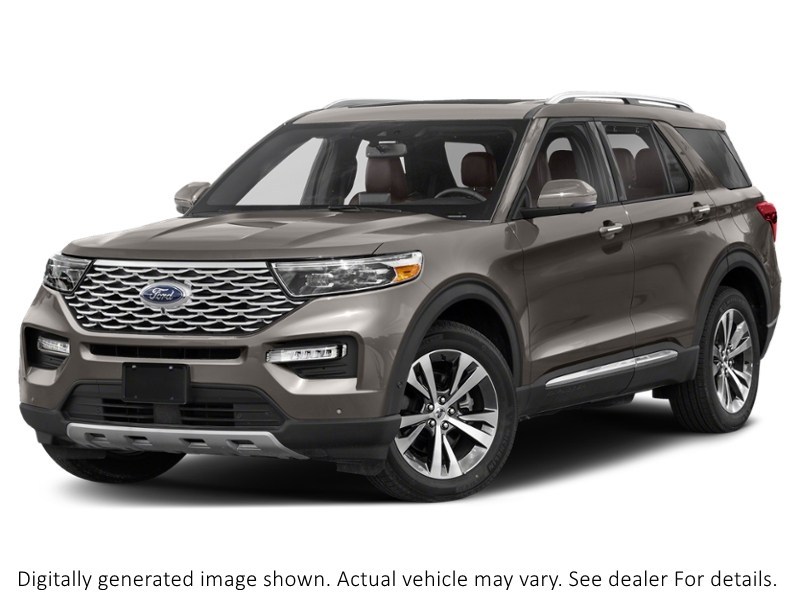 2021 Ford Explorer Platinum 4WD Stone Grey Metallic  Shot 13