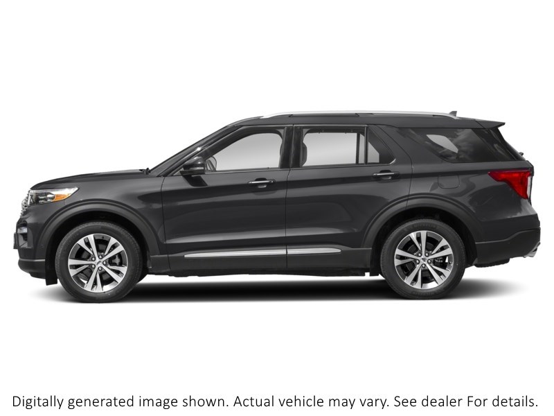 2021 Ford Explorer Platinum 4WD Agate Black Metallic  Shot 5
