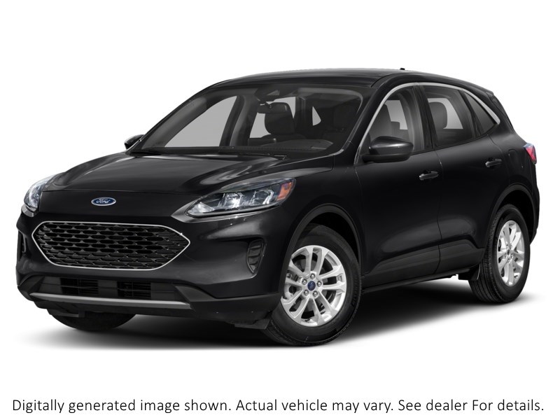 2021 FORD ESCAPE SE AWD Agate Black Metallic  Shot 4