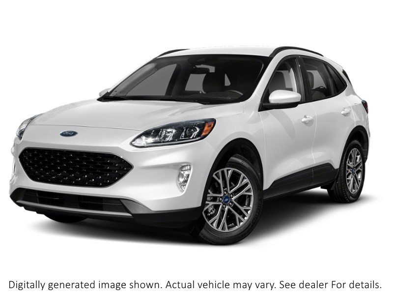 2022 Ford Escape Sel AWD Star White Metallic Tri-Coat  Shot 4
