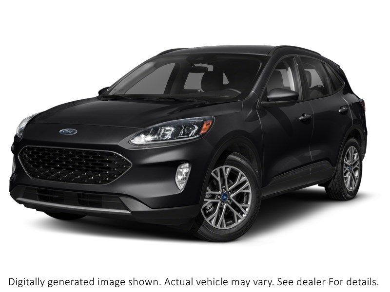 2021 FORD ESCAPE SEL AWD Agate Black Metallic  Shot 1