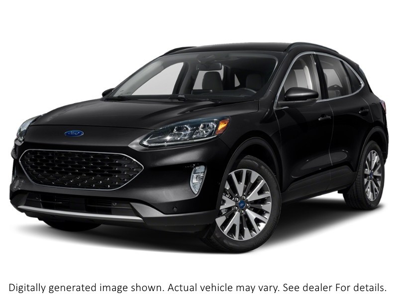 2021 Ford Escape Titanium Hybrid AWD Agate Black Metallic  Shot 1