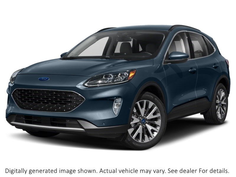 2021 Ford Escape Titanium Hybrid AWD Antimatter Blue Metallic  Shot 37