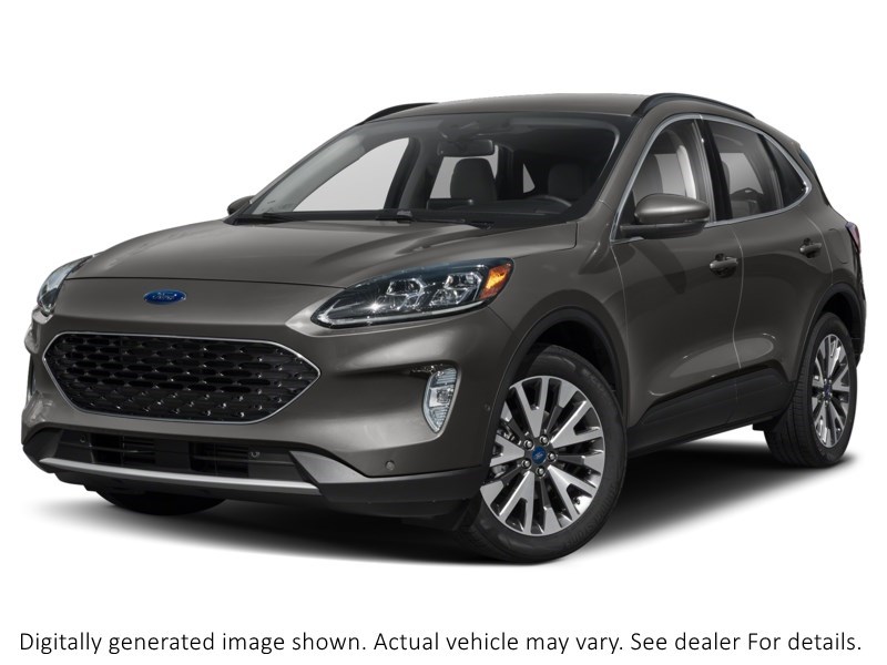 2022 FORD ESCAPE TITANIUM HYBRID AWD Carbonized Grey Metallic  Shot 1