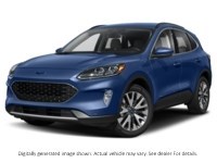 2022 Ford Escape Titanium Hybrid AWD Stone Blue Metallic  Shot 4
